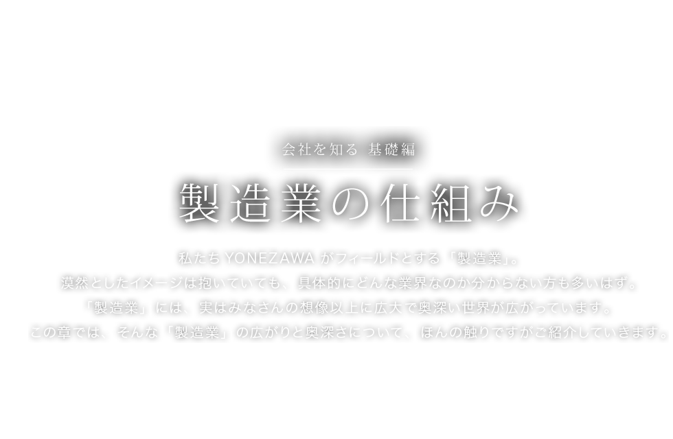 製造業の仕組み